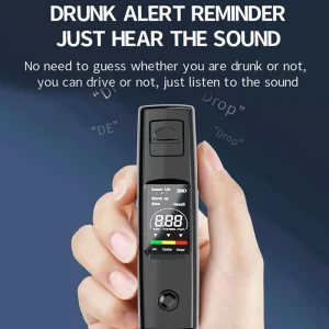 Professional Portable Digital Breathalyzer Alcohol Tester - Thumbnail Image 4