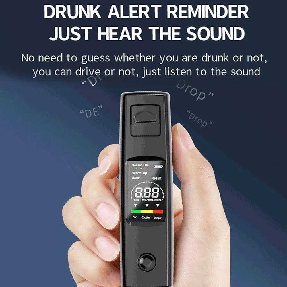 Professional Portable Digital Breathalyzer Alcohol Tester - Image 4