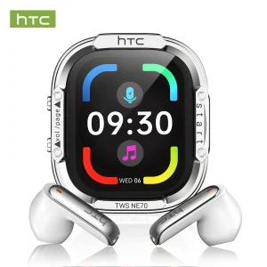 Wireless Headphones Bluetooth HTC NE70 Earphones Microphones Earbuds AI Translator - Thumbnail Image 8