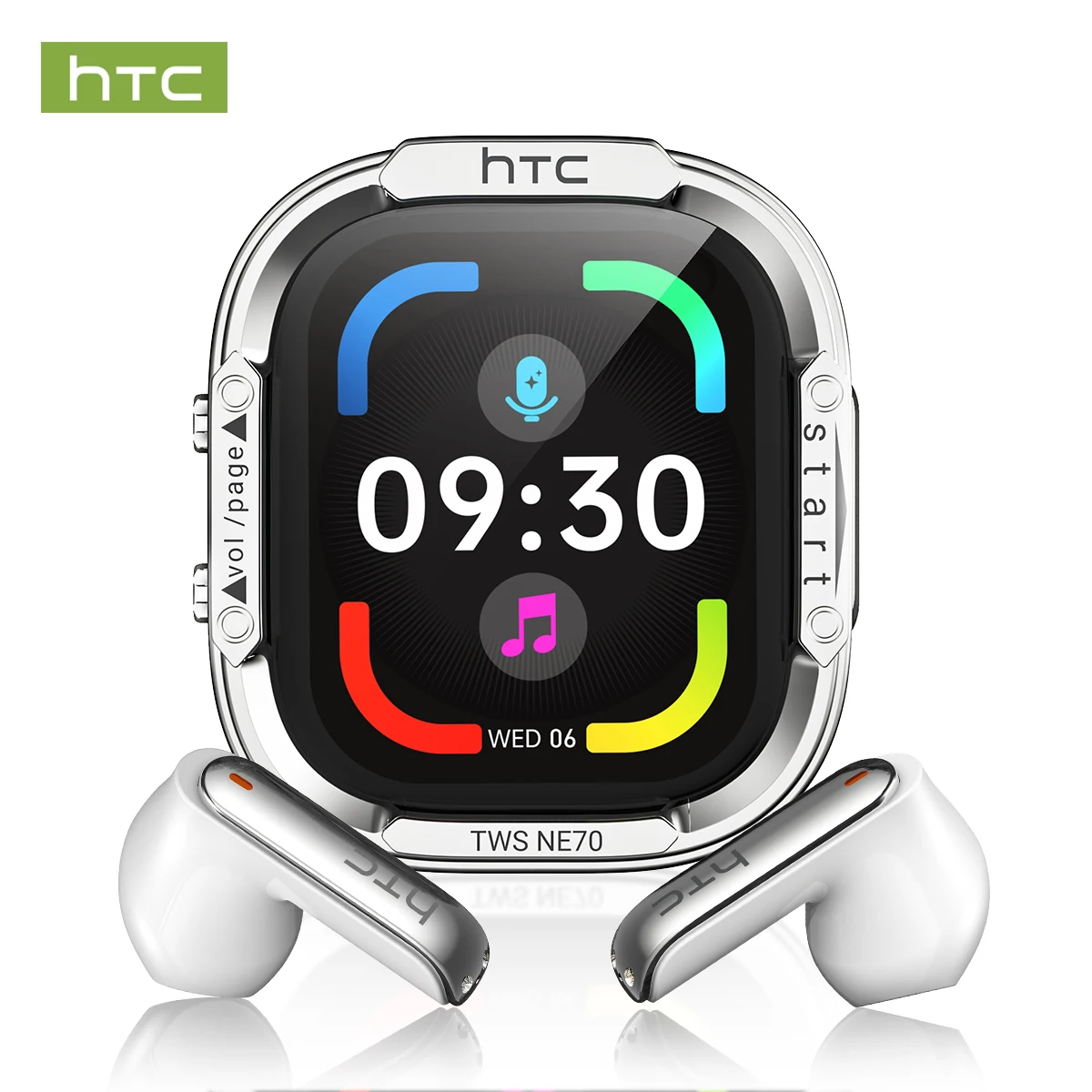 Wireless Headphones Bluetooth HTC NE70 Earphones Microphones Earbuds AI Translator - Image 8