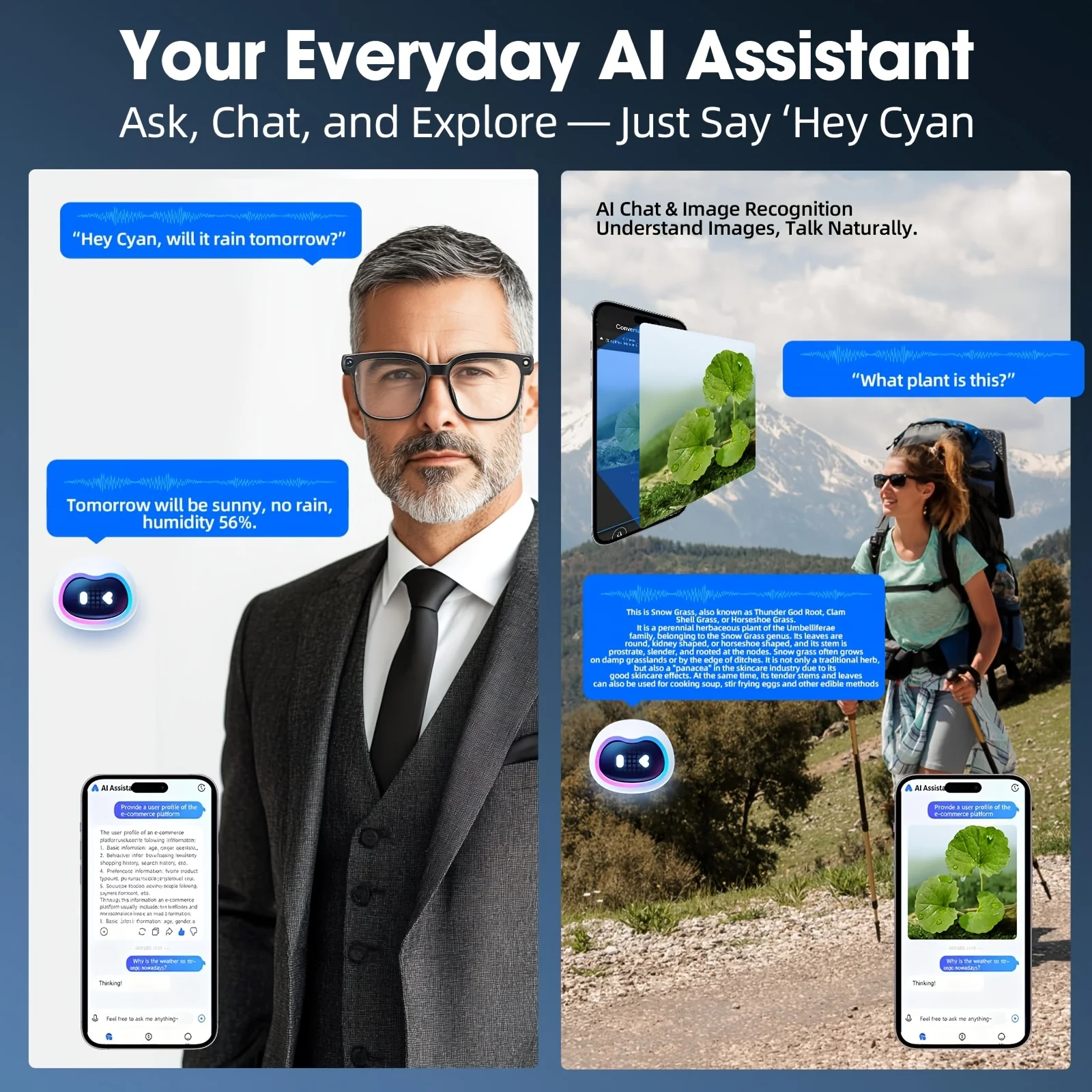 Smart Camera Glasses – 8MP HD Video, Bluetooth Audio & AI-Powered Features - Image 7