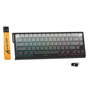 ATTACK SHARK X68PRO HE Wireless Rapid Trigger Gaming Keyboard - Thumbnail Image 10