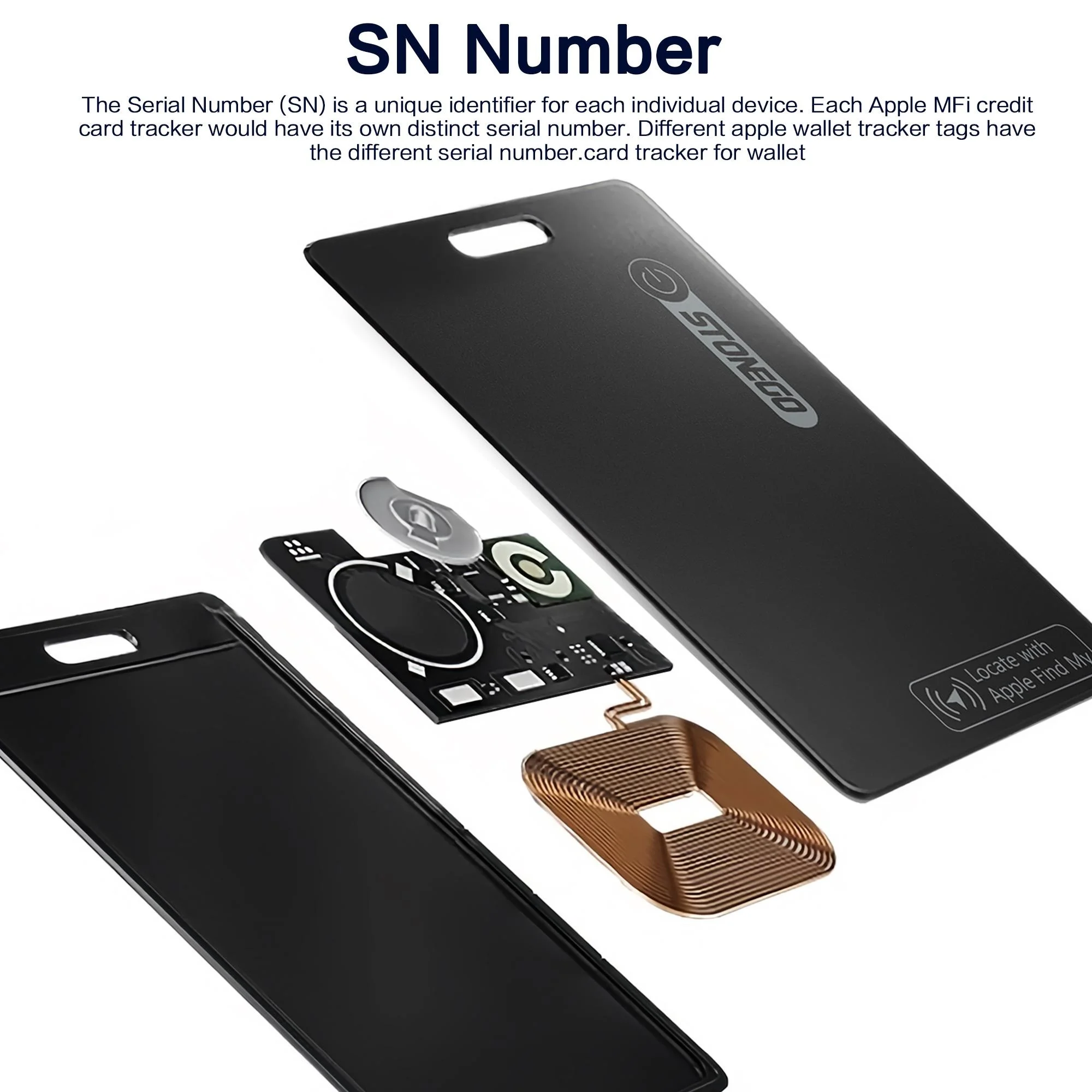 Ultra Thin Mini Bluetooth 5.0 Tracker Card Compatible with Find My Network iOS Only - Image 6