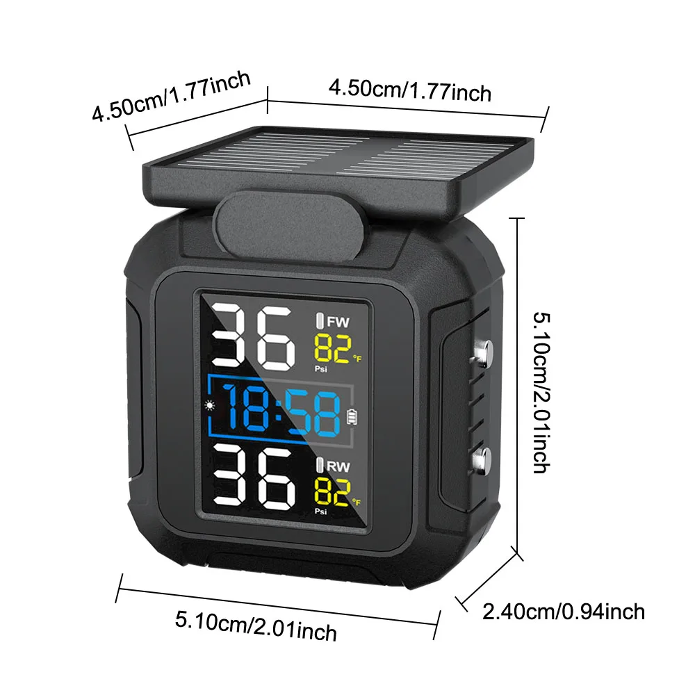 Motorcycle TPMS Tire Pressure Monitoring System - Image 8