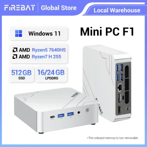 Firebat F1 Mini Pc  Windows11 Desktop Gaming Computer