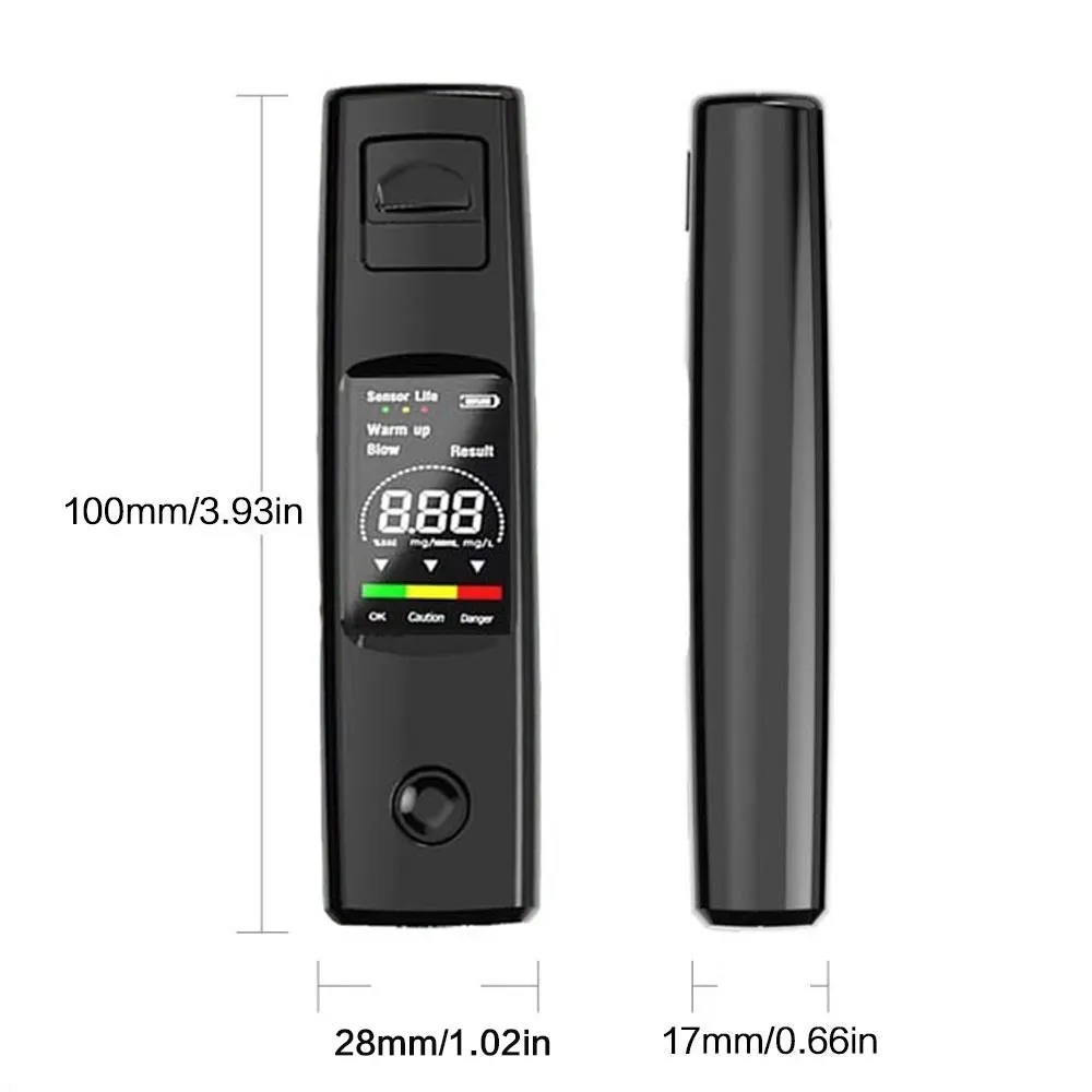 Professional Portable Digital Breathalyzer Alcohol Tester - Image 7