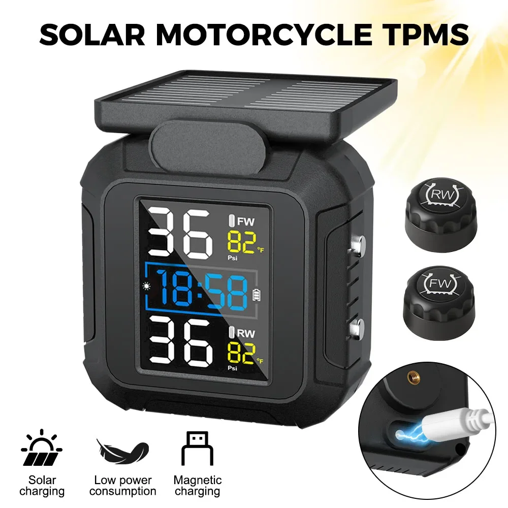Motorcycle TPMS Tire Pressure Monitoring System - Image 1