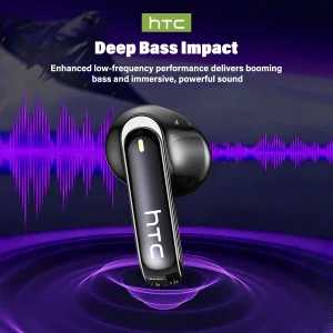 Wireless Headphones Bluetooth HTC NE70 Earphones Microphones Earbuds AI Translator - Thumbnail Image 6