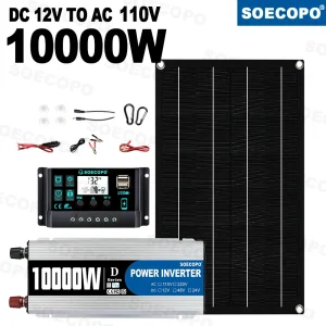 SOECOPO 10000W Peak 1100W Rated Solar Power System Kit - Thumbnail Image 7