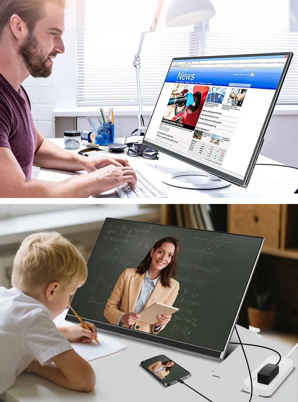 UPERFECT UColor Apex 19 144Hz UHD 4K Portable Monitor QLED Screen - Image 6