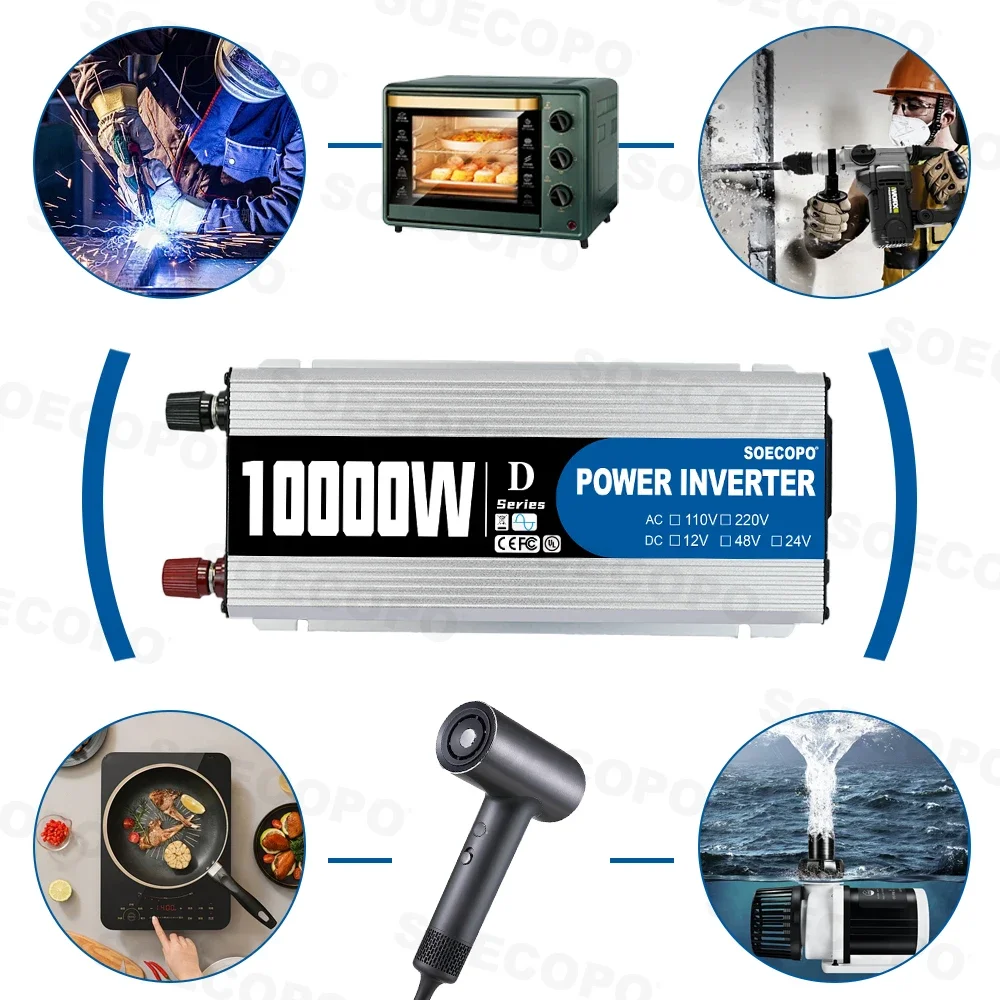 SOECOPO 10000W Peak 1100W Rated Solar Power System Kit - Image 3