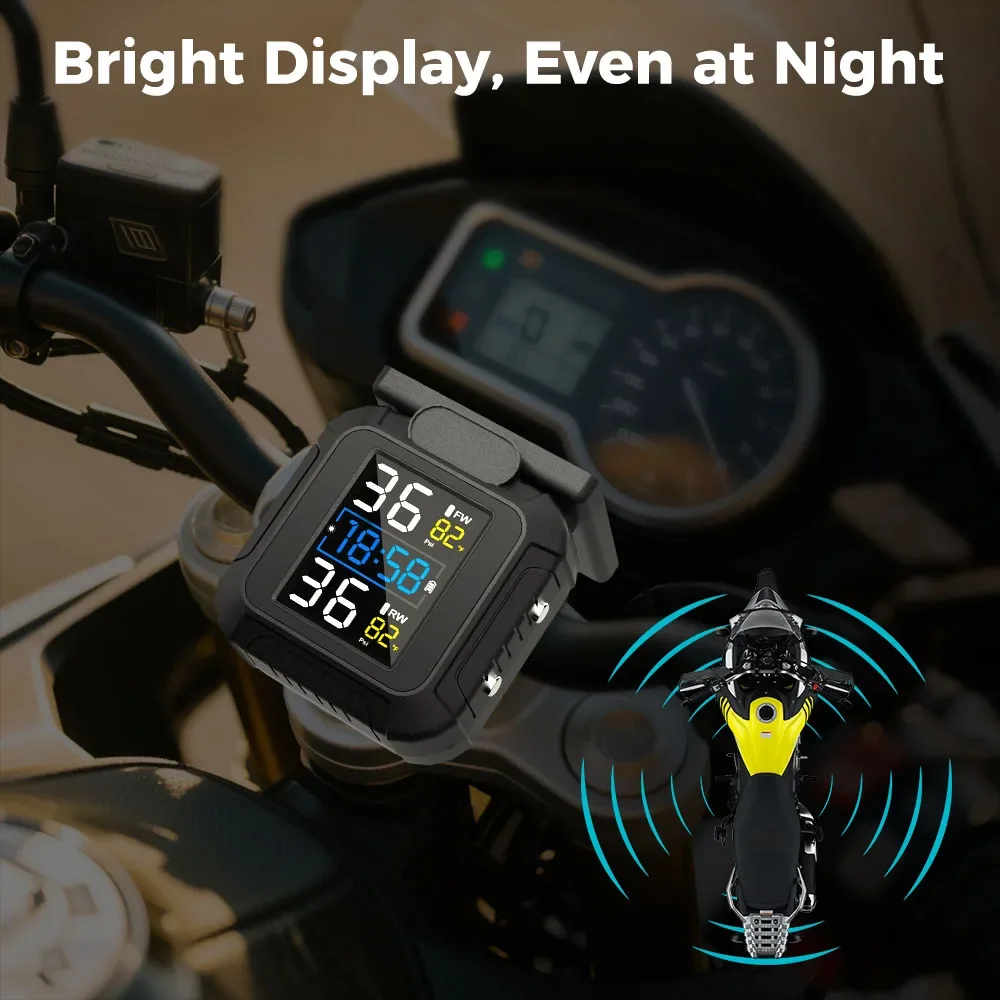 Motorcycle TPMS Tire Pressure Monitoring System - Image 6