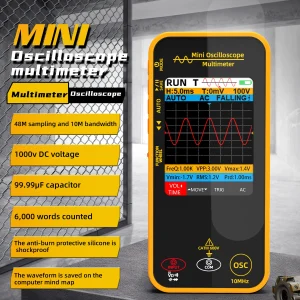 BSIDE 2-in-1 Handheld Oscilloscope Multimeter Smart Voltmeter Current - Thumbnail Image 2